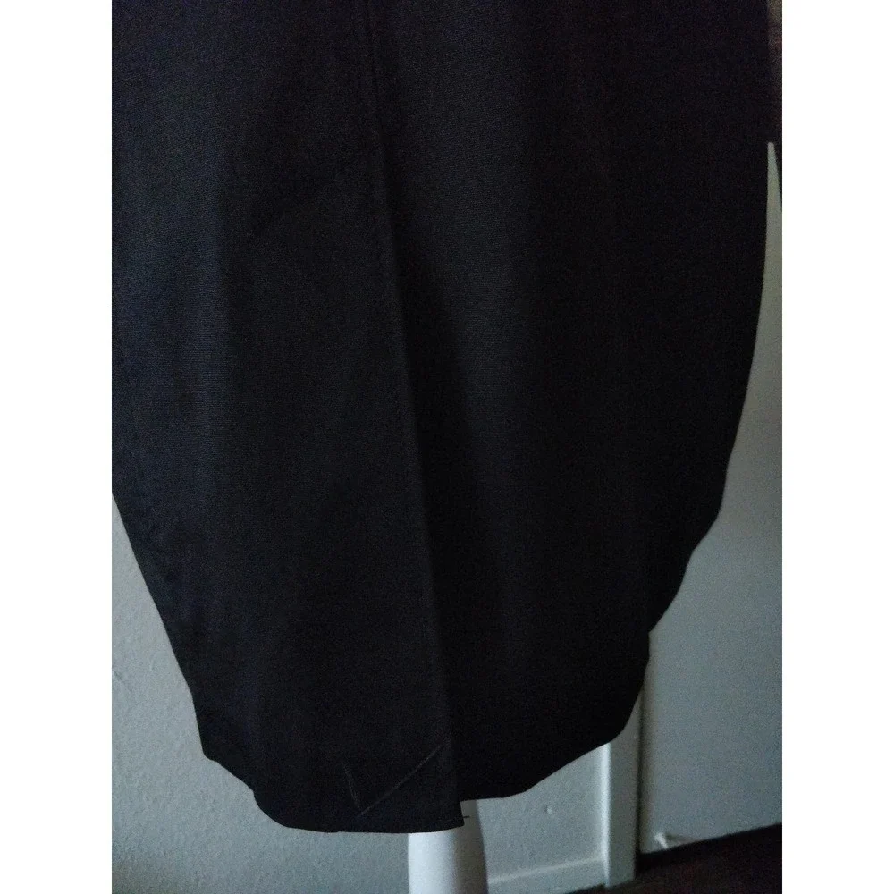 3/$20 Forever 21 Black White Colorblock Peacoat Trench Longline Jacket M - Picture 13 of 13